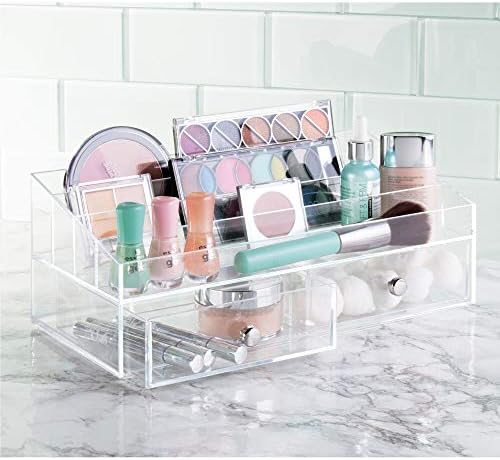 Interdesign Clarity kozmetički organizator s ladicama za ispraznost ili kabinet za održavanje šminke; Lak za nokte; Kozmetički dodaci
