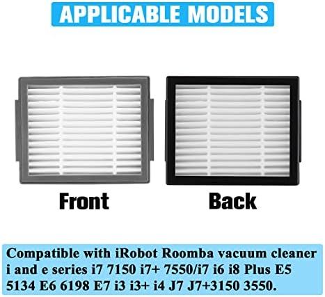 Roomba zamjena filtra za irobot roomba e, i i J serije I7 i7 + / plus i3 i6 i6 + i8 i8 + robot Dijelovi usisavača, 12 pakovanja filter