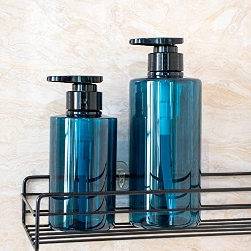 Dispenzer šampon - Kimqi 16 oz Zavarivač i komplet za distribuciju - Razvojene šampone za tuš - 3 pakovanje - plava