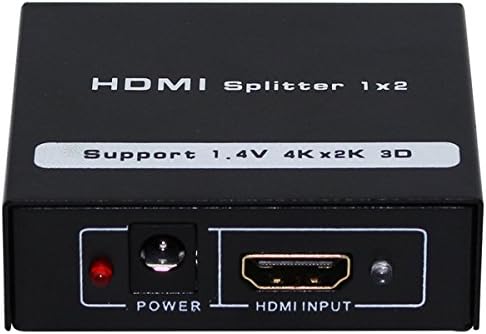 HDMI Splitter 1x2 Split Full HD 1.4 Jedan HDMI ulaz na 2 HDMI izlaz s američkim adapterom za Audio HDTV 1080p Vedio DVD