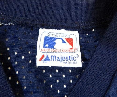 1983-90 California Angels Blank Igra izdana Blue dres Batting Perse M 897 - Igra Polovni MLB dresovi