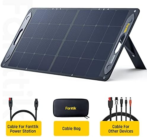 Fanttik EVO 300 prenosiva elektrana sa 100w solarnim panelom, 299wh rezervno napajanje sa Ultra velikim digitalnim ekranom, 2 AC 110V/300w