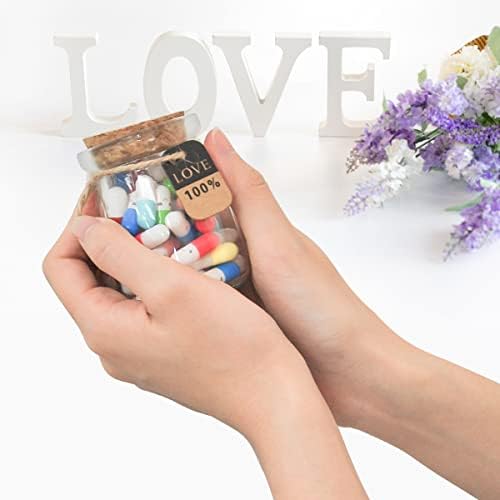 Kapsula pisma u boci, romantične ljubavne kapsule tablete poklon za dečko muža djevojke supruga prijateljice prijatelju rođendan božićnim
