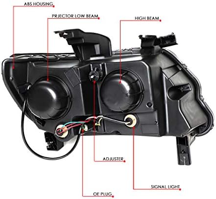 LED DRL dimljeno kućište jantarni ugaoni projektor lampe za farove+Komplet alata kompatibilan sa Chevy Colorado 15-17