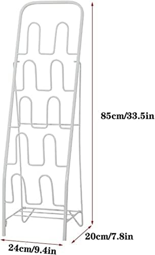 Vlizo stalak za cipele Lagan za obuću jednostavan za sastavljanje metalnog uštede u prostoru u ulaznu kupaonicu Samopovoljni za ravne