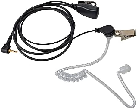 Uayesok 1-pinska akustična cijev dvosmjerna slušalica za Radio nadzor za Motorola Pričaoo voki-toki T200 T200TP T260 T402 T460 T465
