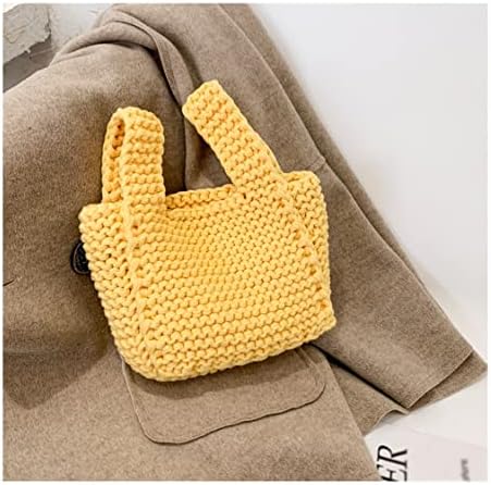 SFMZCM pletena ručna torba ručno tkana domaća torba za odlaganje pletena korpa torbica ženska