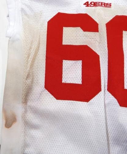 2011 San Francisco 49ers Nick Howell 60 Igra izdana bijeli dres 48 DP28501 - Neintred NFL igra rabljeni dresovi