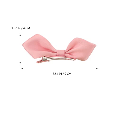 Solustre Bow frippin 2pcs 3D Bowknot Hairpin Bows Clip Clip Boja Kombinezona Kose Dječji Bowknot Fripins Pigtail lukovi za kosu za