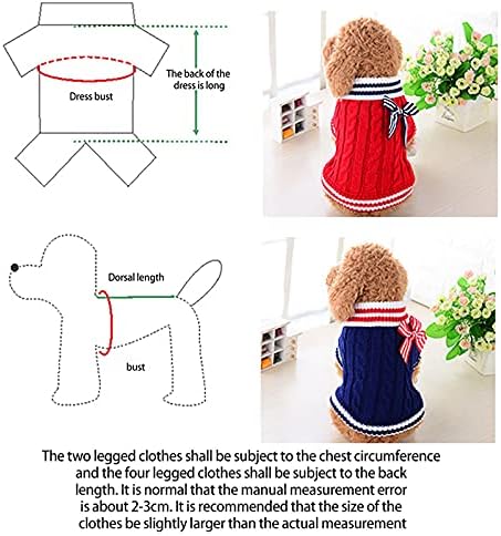 Honprad puppne džemper Girly Dog pletena odjeća Cat pletena topli džemper klasični kućni ljubimac džemper psu turtleneck kućni ljubimac