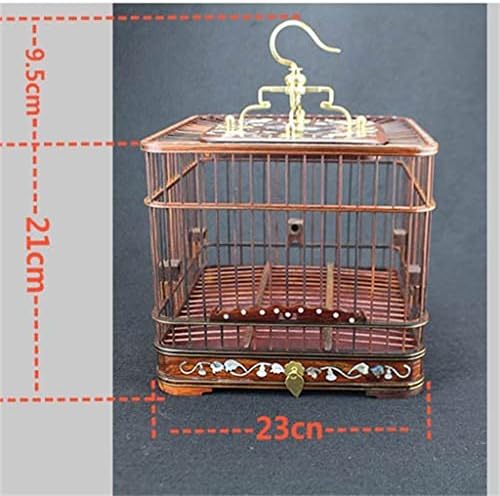 Trexd kavez za ptice ručno oslikani kavez sa kavezom od nehrđajućeg čelika.