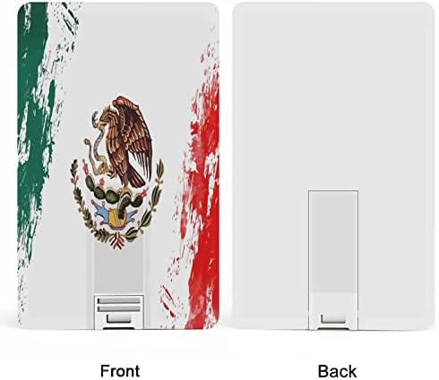 Meksiko zastava Doodle kreditna kartica USB Flash Personalizirana memorijska memorija Stick Storage pogon 32g
