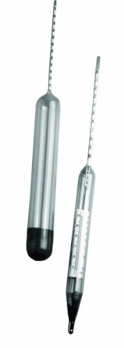 Thomas Durac Brix Šećer Skala za šećer Plain Form Hydrometer, 9 do 21 stepen C Brix, dužina 325 mm