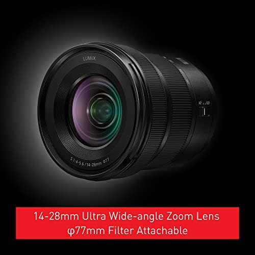 Objektiv kamere serije Panasonic LUMIX s, 14-28mm F4-5.6 Ultra širokougaoni zum sa makro mogućnošću, S-R1428