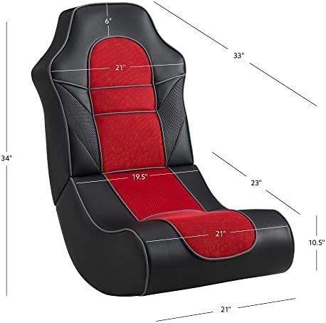 Linon crna & amp; Red Lars ljuljanje igra stolica