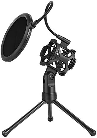 Mikrofon Mikrofon Pop Filter Držač Stick Stoni Stalak Za Stativ Komplet Protiv Prskanja Fleksibilni Držač Za Guski Vrat