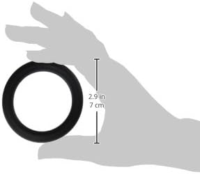 M2M penis prsten - silikon - mega - crna