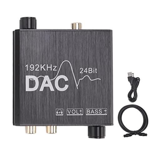 DAC Konverter, Digitalni na analogni zvučni Konverter jednostavna instalacija Plug and Play Podesiva kablom za HD DVD za sisteme kućnog