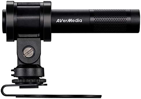 Avermedia Technology live Streamer Mic, 3.5 mm jednosmjerni mikrofon, za DSLR, mobilne, Vlog, Streaming, Podcasting