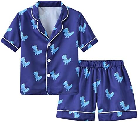 Odjeća za dojenčad 5t pidžama za dječake odjeća za malu djecu t Dinosaurus dječja košulja pidžama odjeća za spavanje set ogrtača za