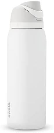 Owala Freesip izolirana bočica od nehrđajućeg čelika sa slamom za sport i putovanja, BPA-bez, 40-oz, stidljiva marshmallow