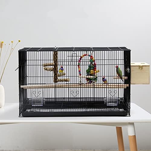 Flight Bird Cage Kit Bird Cage kovano željezo za nosač kaveza za ptice prozračni kavez sa šalicama za hranjenje šalicama za kuću za