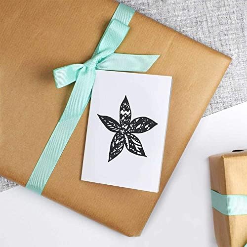 5 x A1 'uzorkovani cvijet' Listovi papira za umotavanje poklona/umotavanje