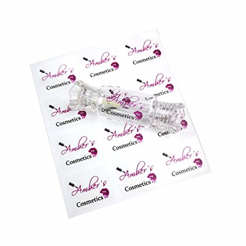xingfa 100 kom prilagođena Logo štampana naljepnica za sjajilo za usne vodootporna ljepota prozirna prozirna cijev za ruž za usne