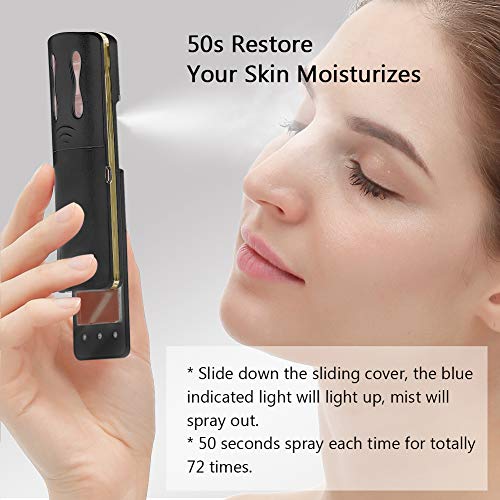 Zlime Nano Face Steameri za lica za kosu za kosu mršavo prska duboko čišćenje hidratacije za hidrataciju USB punjenje za žene Čovjek