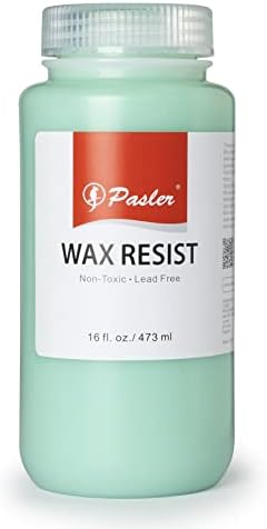 Pasler® vosak otporan za grnčariju, biskvit ili zelenilo, nanošenje glazure i klizanja, 16 fl oz / 473 ml