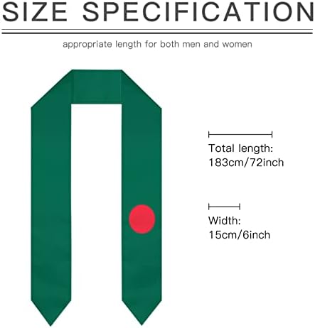 DABOYOZHZH Bangladeš zastavu diplomiranja šal krila ukrao Wraps Scraf za međunarodnu studiju Pride Žene Muškarci