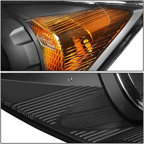 DNK MOTORING HL-OH-HCRC07-BK-AM Black Amber farova Skupštine [ kompatibilan sa 07-11 Honda CRV]