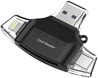 BoxWave Smart Gadget kompatibilan sa Acer Chromebook 515-Allreader čitač SD kartica, čitač microSD kartica SD kompaktni USB-Jet Crni