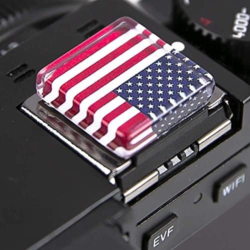Foto & tech 3 komada LENS CAP povodac + američka zastava