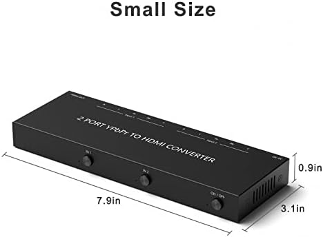 Komponenta za HDMI pretvarač Ženski YPBPR do HDMI pretvarača 720p / 1080p