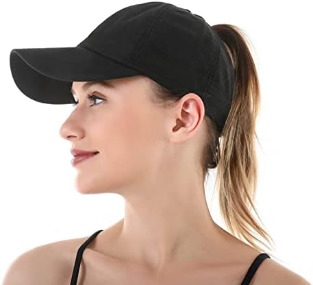 Criss Cross Ponytail Hat oprao uznemirenu bejzbol kapu Podesiva visoka neuredna lepinja Ponycap za žene