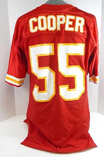 1989 Kansas City poglavari Louis Cooper 55 Igra izdana Crveni dres 44 DP33032 - Neincign NFL igra rabljeni dresovi