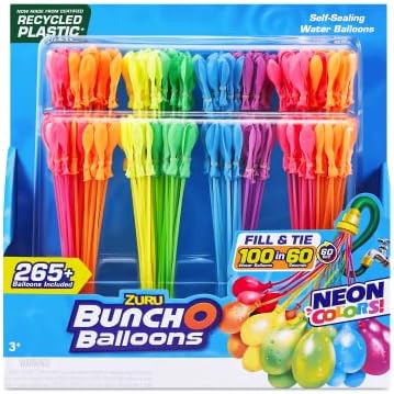 ZURU ™ - Bunch o baloni 8PK Rapid punjenja samo zaptivača vode - Neon - 265 balon