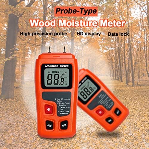 WDBBY Wood Moistur E mjerač Tester za vlažnost higrometra Tirber vlažni detektor Tester gustine