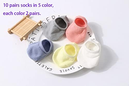 Chung Baby Grip Socks Boys Girls Toddler No Prikaži pamuk protiv klizanja Non klizač Neprijavljivi ljetni tanki