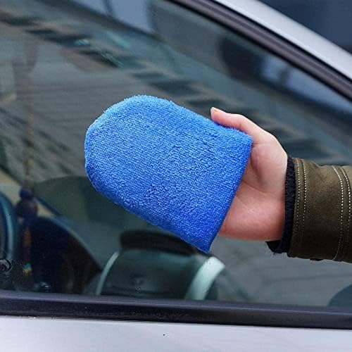 Ruifaya soft mikrofiber Auto vosak aplikator mitts poliranje aplikatora za pjenu od sunđera za automatsko čišćenje automobila za automatsko