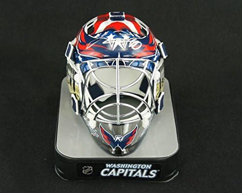 Semyon Varlamov potpisao Wash Capitals Mini kacigu ROOKIEGRAPH PSA / DNK sa autogramom NHL Mini šlemovi i maske