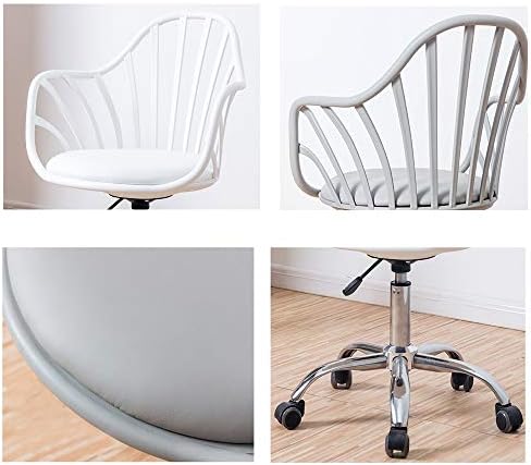 LJHA Sofa stolica okretna stolica - sa kožnom stolicom i oblogom stopala sa 5 zvjezdica kućna kancelarija može podići okretnu stolicu