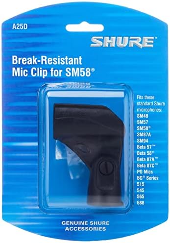 Shure A25d Adapter za postolje za mikrofon za ručne mikrofone prečnika cijevi 3/4, PGA48, PGA57, PGA58, PGA81, SM48, SM57, SM58, SM94,