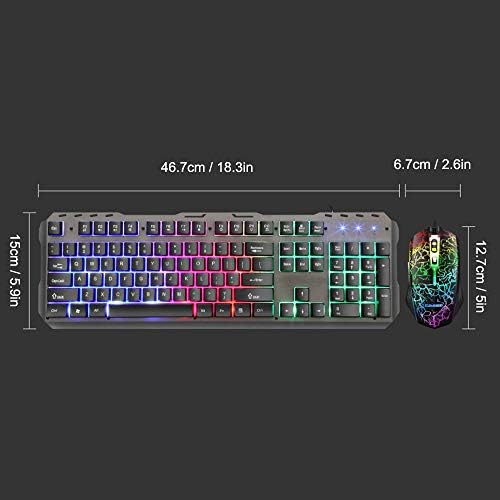 fang zhou 104 tasteri E-Sportske igre mehanički osećaj tastatura za igre, RGB LED pozadinsko osvetljenje i USB ožičeno, multimedijalno