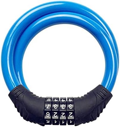 Abaodam 4-znamenkasti čelični kabelski zaključavanje biciklističke kabel za bicikl kabel za borbu za kabel kabela kodirana lanac brava