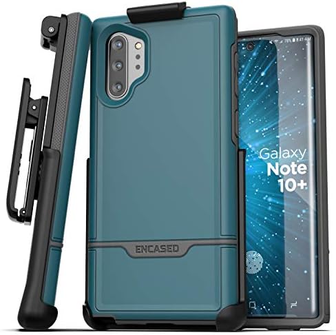 Encased Galaxy Note 10 Plus klip za remen Zaštitna futrola za futrolu Teška zaštita punog pokrivača cijelog tijela sa držačem Ocean