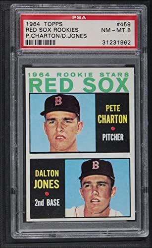 1964 TOPPS 459 Red Sox Rookies Pete Chatron / Dalton Jones Boston Red Sox PSA PSA 8.00 Crveni Sox