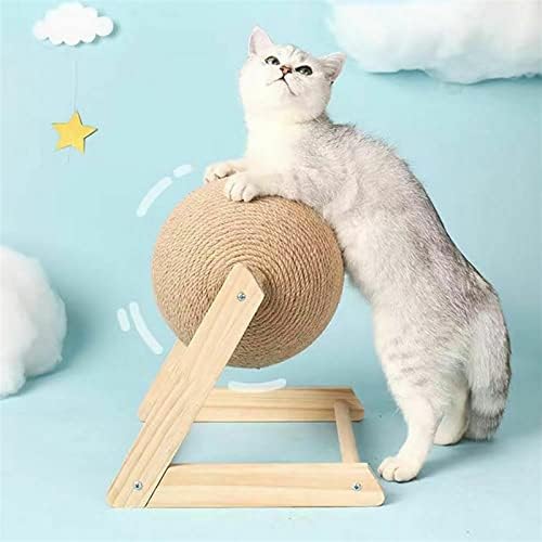 DEPILA mačka podloga za grebanje mačka igračka za grebanje s loptom Sisal konopac kuglična ploča brušenje šape igračke mačke Scratcher