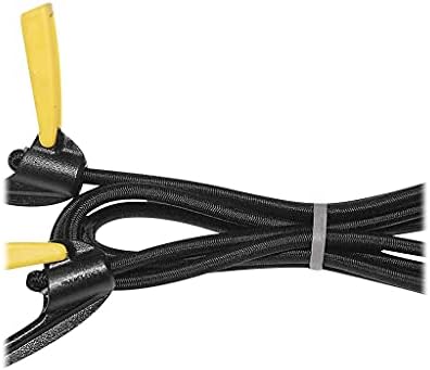 Kantek lglc10 bungee kabel sa kopčom za zaključavanje, crna, 72 inča